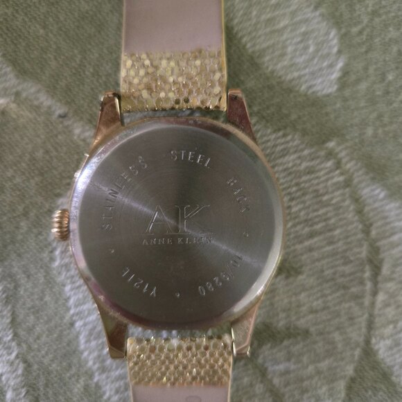 Anne Klein Gold Tone Sparkle Watch - Picture 4 of 10
